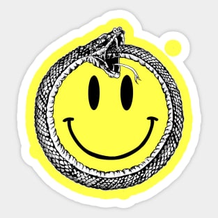 Smile Ouroboros Sticker